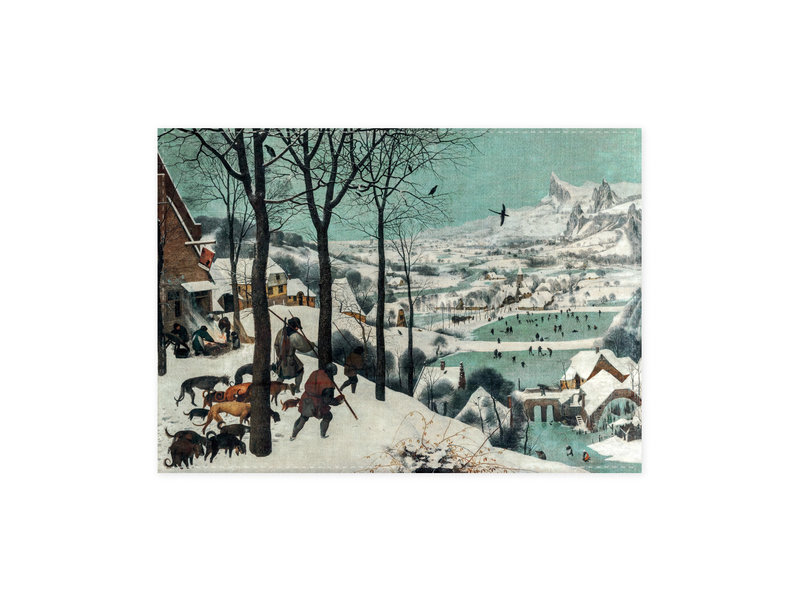 Paño de cocina, Cazadores en la nieve, Bruegel