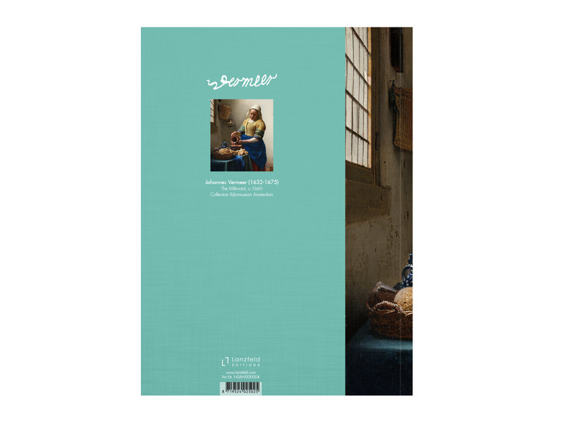 Cuaderno de dibujo de tapa blanda, Lechera Vermeer