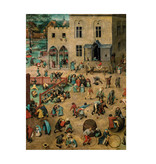 Softcover art sketchbook,  Bruegel, Childsplaying