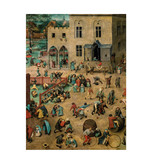 Softcover kunst schetsboek, Bruegel, Kinderspelen