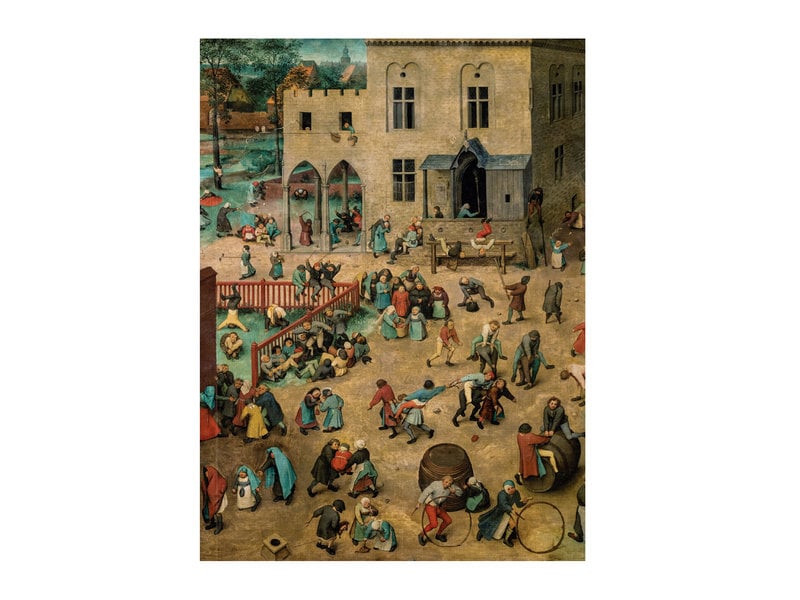 Softcover Kunst Skizzenbuch,  Bruegel, Kinderspiele