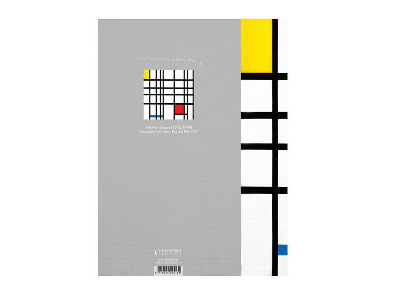 Softcover Kunst Skizzenbuch,  Mondriaan  2