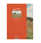 Softcover kunst schetsboek, Monet, Veld met Klaprozen