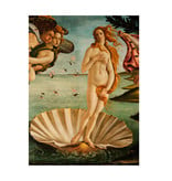 Softcover Kunst Skizzenbuch,  Botticelli, Geburt der Venus