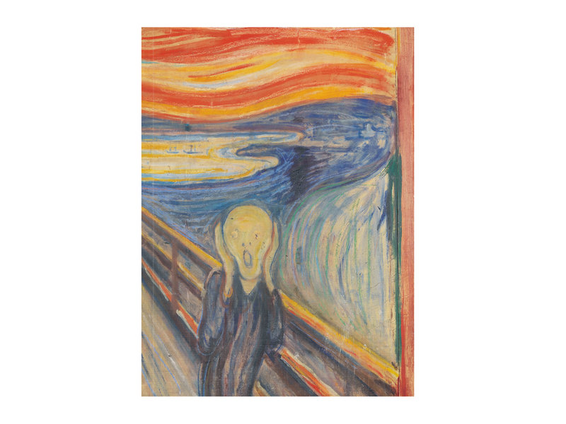 Cuaderno de dibujo de tapa blanda, Munch, El grito