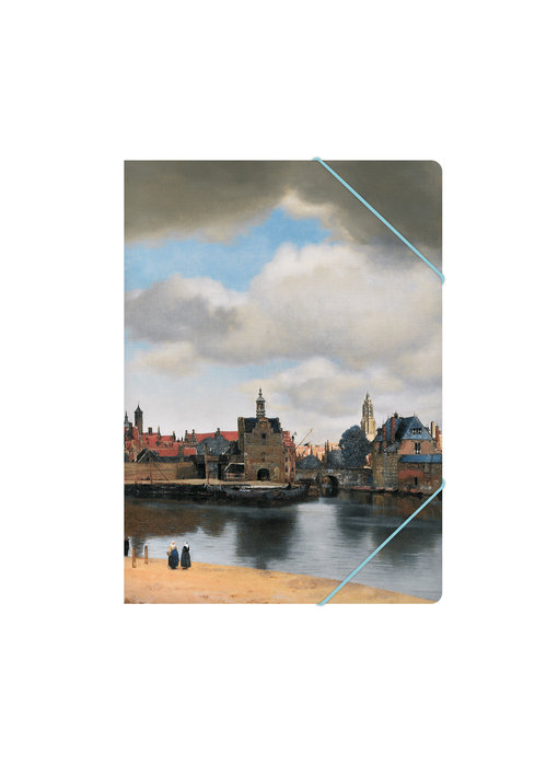 Aktenordner mit elastischem Verschluss, A4, Blick auf Delft, Vermeer