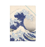 Carpeta archivadora de papel con cierre elástico, Hokusai, La gran ola