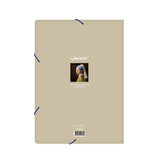 Paper file folder with elastic closure, Girl with the Pearl, Vermeer