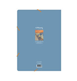 Paper file folder with elastic closure, Munch, The scream