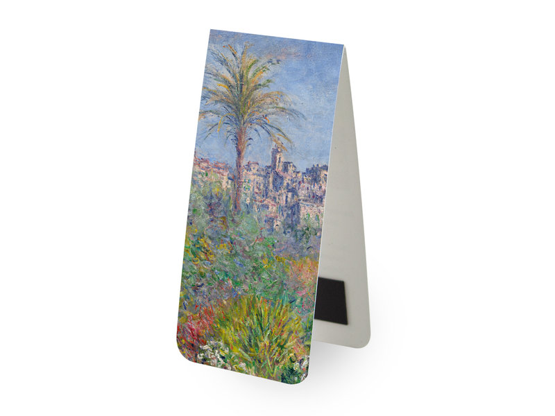 Magnetic Bookmark,  Monet: Villas at Bordighera