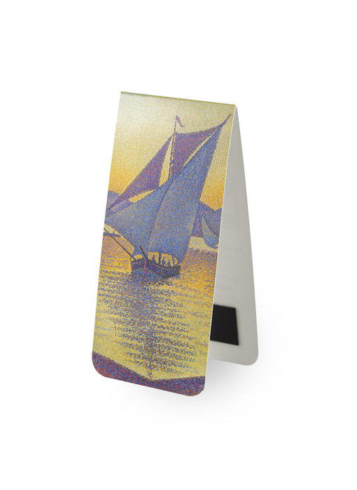 Magnetic Bookmark,  Paul Signac, The Port at Sunset