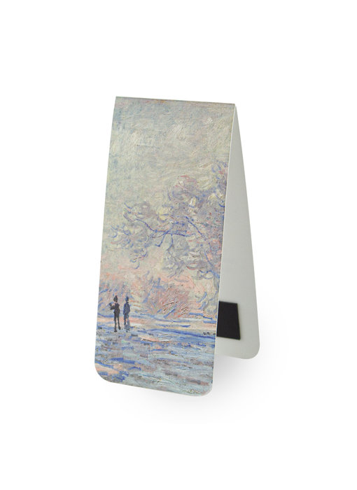 Magnetisches Lesezeichen,  Monet: Raireif in Giverny