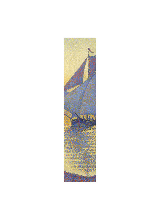 Klassisches Lesezeichen,   Paul Signac, Der Hafen bei Sonnenuntergang