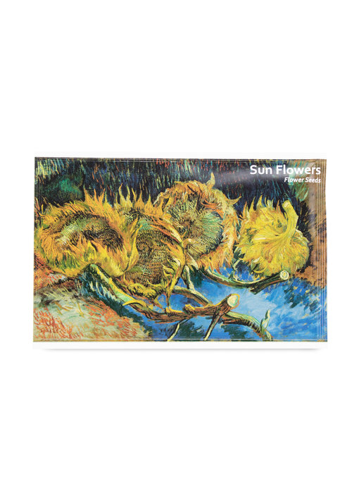 Postkaart met Zonnebloemen zaadjes, Van Gogh, Kröller-Müller Museum