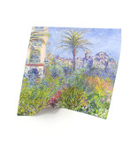 Brillendoekje,  18x18 cm, Claude Monet, Villas in Bordighera