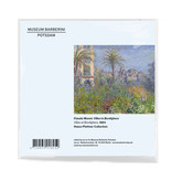 Brillendoekje,  18x18 cm, Claude Monet, Villas in Bordighera