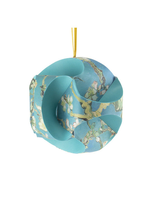 DIY Paper Christmas Ball , Van Gogh, Almond Blossom