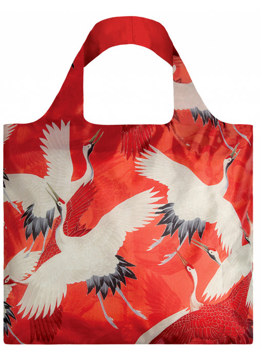 Sac pliable, Grues blanches et rouges