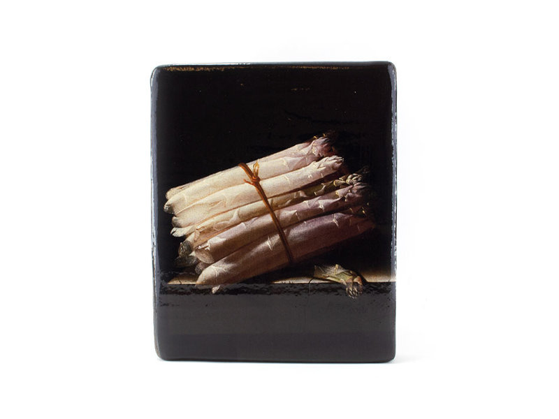 Masters-on-wood, Coorte, Nature morte aux asperges, 240 x 195 mm