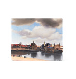 Reproduction-on-wood, Vermeer, View on Delft, 230x195 mm
