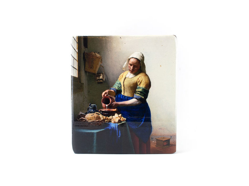 Masters-on-wood, Das Milchmädchen, Vermeer 230x195 mm