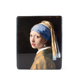 Masters-on-wood, Chica con un pendiente de perlas, Vermeer,230x195 mm