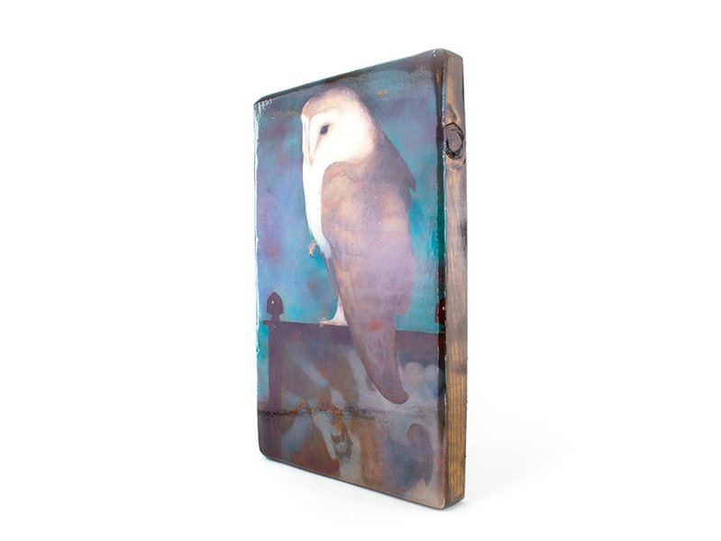 Masters-on-wood, Owl, Jan Mankes 300 x 195mm