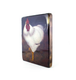 Masters-on-wood, White Rooster, Jan Mankes 240 x 195mm