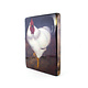 Masters-on-wood, White Rooster, Jan Mankes