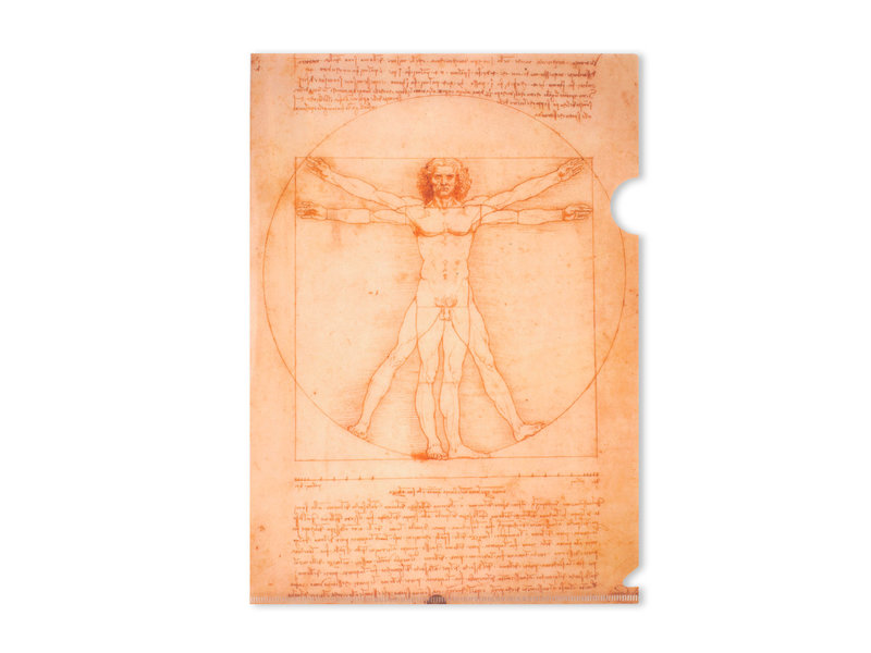 Funda portadocumentos, A4, Da Vinci, el hombre de Vitruvio