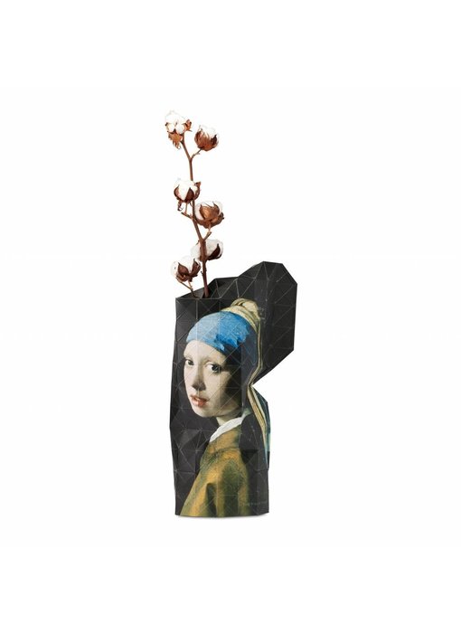 Papiervase, Vermeer, Mädchen mit dem Perlenohrring