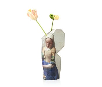 Paper Vase, The Milkmaid, Vermeer