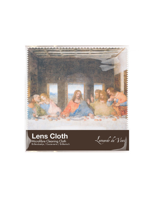 Brillenputztuch, 15 x 15 cm, Da Vinci, Das letzte Abendmahl