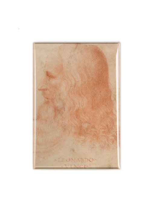 Aimant frigo, Da Vinci, Autoportrait