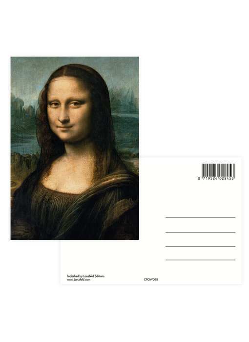 Postal, Da Vinci, Mona Lisa