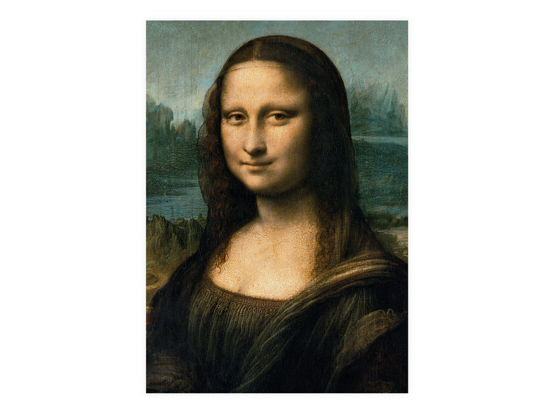 Ansichtkaart,  Da Vinci, Mona Lisa