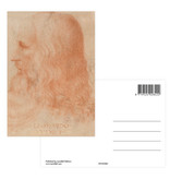 Postal, Da Vinci, Auto retrato