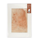 Matted print with reproduction, L,  Da Vinci, Self portrait