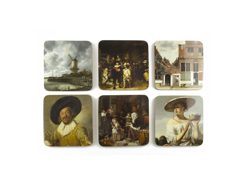 Dessous de verre, chefs-d'œuvre, Rijksmuseum