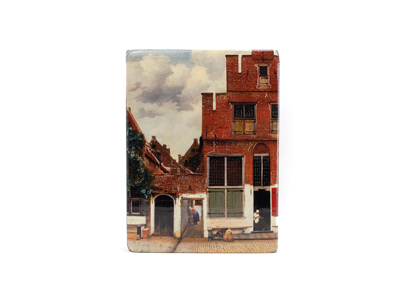 Masters-on-wood,  Little street, Vermeer,  265 x 195mm