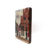 Masters-on-wood, La petite rue de Vermeer, 265 x 195mm