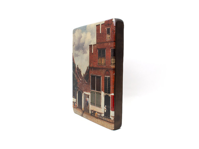 Masters-on-wood,  Little street, Vermeer,  265 x 195mm