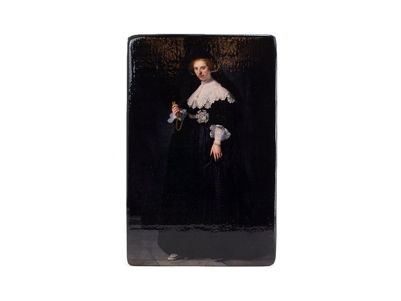 Meesterwerk-op-hout, Rembrandt, Oopjen, Rijksmuseum, 300 x 195mm