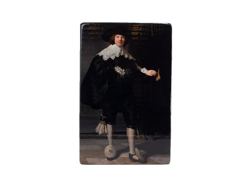 Maestros en madera,  Rembrandt, Marten, Rijksmuseum, 300 x 195mm