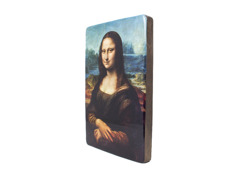 Meesterwerk-op-hout, Da Vinci, Mona Lisa, 265 x  195 mm