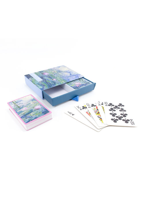 Juego de 2 juegos de cartas, Monet, lirios de agua