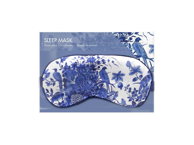 Sleeping mask , Delftware birds, Rijksmuseum