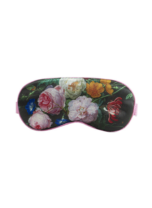 Sleeping mask,  Flower still life, De Heem