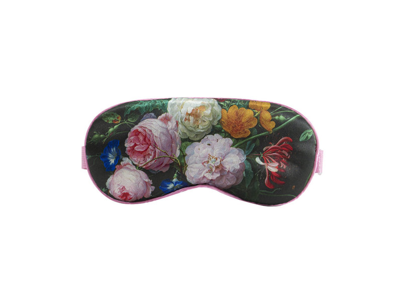 Sleeping mask,  Flower still life, De Heem