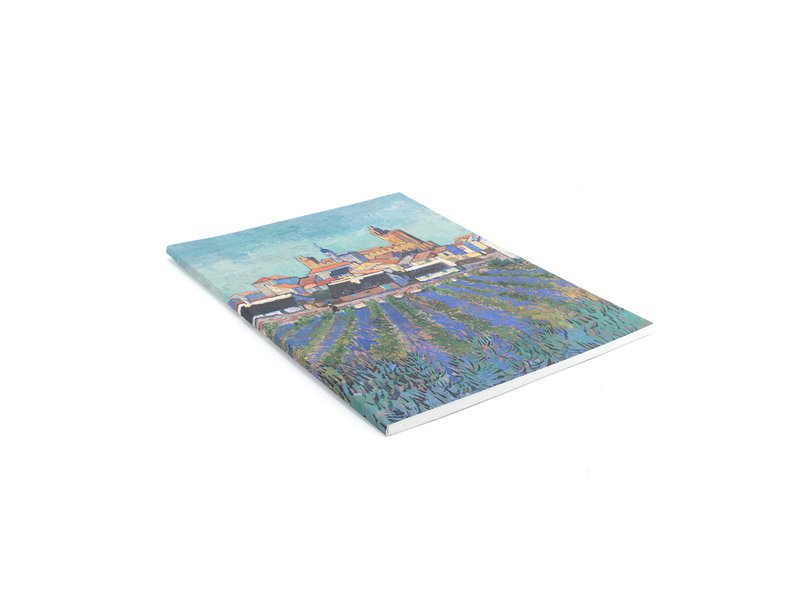 Cahier d'artiste, Vue des Saintes-Maries-de-la-Mer, Van Gogh